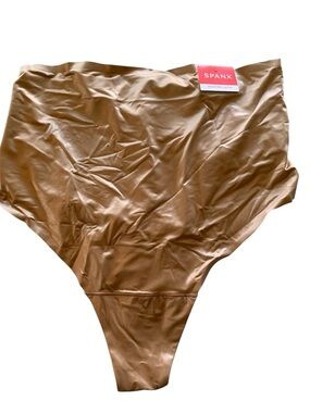 Spanx Shaping Satin Seamless Thong Underwear, Size 2X New With Tags